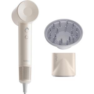 Laifen SE Lite Hair Dryer, Negative Ionic Blow Dryer with 100,000 RPM Brushless Motor for Fast Drying, High-Speed Low Noise Hair Dryer with Lightweight Design and 2 Nozzles Milktea, HD110