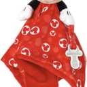 KIDS PREFERRED Disney Baby Mickey Mouse Plush Stuffed Animal Snuggler Lovey Security Blanket 13.18" x 13.18" x 3.5"