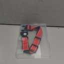Reflective Dog Collar, Adjustable Soft Neoprene Padded Nylon Pet Collars with Buckle for Medium Dogs,M, Red