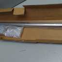 Ivilon Window Curtain Rod Decorative End Cap Design, 1 Inch Rod, 48 to 86 Inch. Satin Nickel