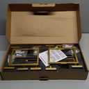 TNOMS Brushed Gold 10 Pieces Bathroom Hardware Accessories Set Towel Bar Set Towel Holder&Racks Set for Bathroom,SUS304 Stainless Steel,Wall Mounted 16-Inch