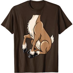 Reindeer Shirt Adult Kids Men Women Brown Deer Costume T-Shirt