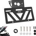 2024 Ninja 500 Fender Eliminator Ninja 400 Fender Eliminator Tail Tidy License Plate Bracket Mount Fit With OEM & Aftermarket Turn Signal Z400 2018 2019 2020 2021 2022 2023 2024 2025 Z500 2024