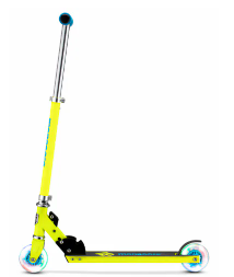 Mongoose Force 1.0 Folding Scooter With LED Lights Yellow & Black