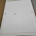 A Frame Sign, 24 “W x 36” H Double-Sided Display Outdoor waterproof Sandwich Board with Sand Filled Holes (White)