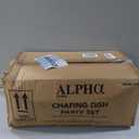 Alpha Living Disposable Chafing Dish Buffet Set with Fuel Cans