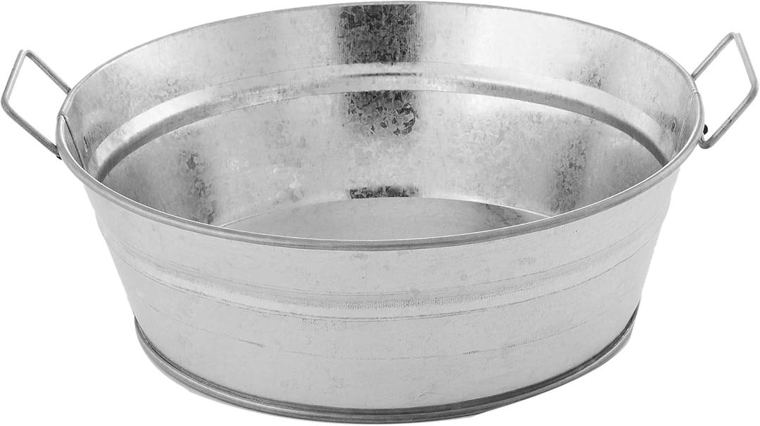 American Metalcraft MTUB93 Tub, Galvanized, 47 oz., 4 Pack, Size 14x12x6 in