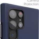 Crave Galaxy S22 Ultra Case, Shockproof Protection Dual Layer Case for Samsung Galaxy S22 Ultra 5G (6.8 inch) - Navy
