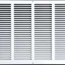 Fits 20x14 Duct Opening Stamped Steel Return Air Grille Vent Cover Grille for Sidewall and Ceiling in White Surface Dimensions: 21.75"W X 15.75"H (20" W x 14" H Duct Opening)