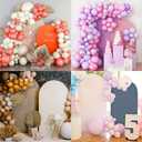 SUKAIKEQA 7.2FT Wedding Arch Cover – Stretchy Spandex Fabric Backdrop for Arch Stand – Ideal for Wedding Ceremony, Birthday Party, Baby Shower & Photo Booth Decoration (Off-White)