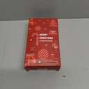 BRISIRA Mens Christmas Shirt Santa Claus Hawaiian Ugly Collared Short Sleeve Printed Button Party Casual Regular Fit L