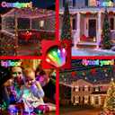 1500LED Christmas Lights Outdoor Use, 470ft 12 Modes Multicolor LED String Lights with Timer Dimmable, Waterproof Christmas Lights for Tree Wedding Xmas Patio Balcony Garden Decor Multicolor