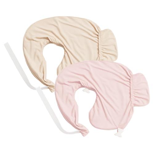Littogoose Nursing Pillow Covers Compatible with My Brest Friend Nursing Pillow, 2 Pack, Machine Washable, Soft and Breathable Fabric, Covers Only, Pillow Not Included