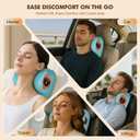 Neck Massager 2026 New Upgrade 3 in 1 Portable Massager with Heat &Comfortable StretchingAdjustable Intensity for Neck & Shoulder Relaxation at Home,Office,Travel