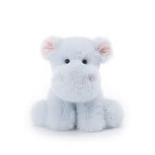 Apricot Lamb Dull Hippo Stuffed Animals for Kids, Soft Cute Plush Toys for Baby Girl and Boy, 6 Inches