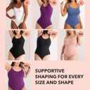 SHAPERMINT Bodysuit Women Shapewear - Tummy Control Body Suit for Women - Seamless Compression Slimming Shaping Bodysuit (Black,Small)