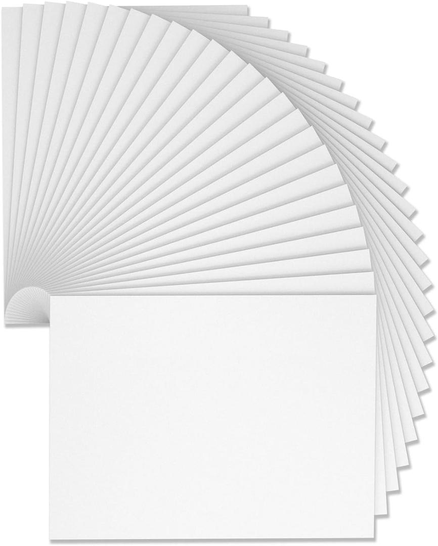 9 x 12 Inch White Foam Sheets Crafts, 2mm Thick, 25 Pack Premium White Foam Papers Set, for Crafting,DIY Project,Classroom, Scrapbooking, 3D Card Making