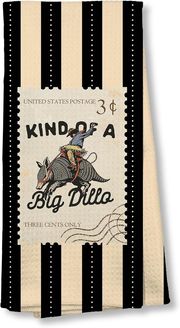 Retro Western Cowboy Decor Hand Towels for Kitchen Bathroom 16x24