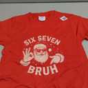 Bruh 67 Christmas Santa Six Seven 6 7 Boys Christmas Pajamas T-Shirt XS