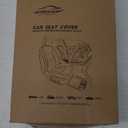 CAROMOP Car Seat Covers Full Set, Washable and Breathable Premium Cloth Seat, Split Bench Seat Covers for Cars, Universal Fit for Most Car Interior Covers Sedan Truck SUV(Black/Blue)