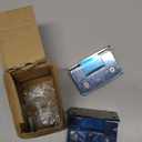 Alise Glass Shower Door Hinges, 90 Degree Hinges for Bathroom Doors,Heavy Duty Stainless Steel Cabinet Hinge Wall to Glass,Frameless Shower Doors Hardware Replacement Part,Polished Chrome (2P)