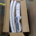 COLAMY Upholstered Parsons Dining Chairs Set of 2, Fabric Dining Room Kitchen Side Chair with Nailhead Trim and Wood Legs - Beige