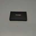 Weekly Pill Organizer 1 Time a Day  Travel Pill Case 7 Day, Small Pill Box 8 Compartments Push Open, with Color Slots, Medicine Organizer for Fish Oil, Vitamins, with Wrist Lanyard, BPA Free, Black