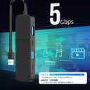 USB to HDMI Adapter, Eanetf Dual USB C USB A 3.0 Hub: 5 Ports with 2* USB-C and 2* USB-A and 1* HDMI Extend for TV,DVD Player,Projector,Monitor,Laptop,PS4,Flash Drive, HDD,Xbox, Printer etc - 5 in 1