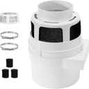 Upgraded Version - VIWINVELA 3 in 1 Indoor Dryer Vent Kit for Electric Dryer, Dryer Lint Trap Filter Bucket Dryer Lint Catcher Box