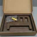 M&G House Brown Newborn Photography Props Wooden Bed Vintage Baby Photo Prop Baby Photoshoot Props Doll Bed Accessories Pretend Play Photoshoot Props