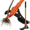 Precision Stand-Up Root & Weed Puller Light-Duty Steel Uproot Tool for Thin Saplings (1/4" to 1") & Garden Weeds Lightweight Standing Remover for Woody Stems, Invasive Saplings & Small Roots