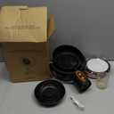 Smoke Fan for Smoking Indoors, Smoke Purifier Filters, Mini Anion Desktop Range Hood/Purifier, Portable Range Hood, Eliminate Any Odors in The Air(Gold,Charging)