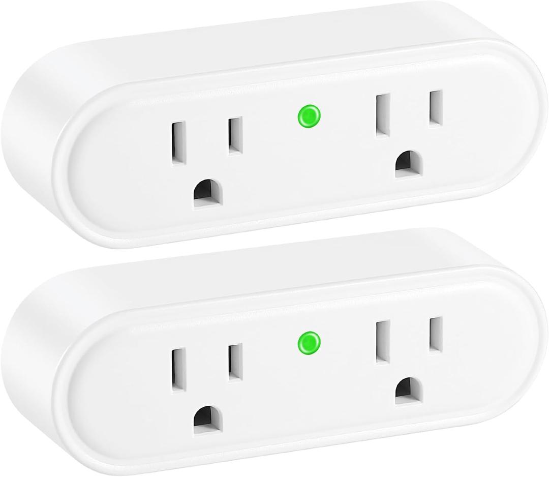 Thermostatically Controlled Outlet 2 Pack  Automatically Turns On at 32F and Off at 50F, Safe & Energy-Saving Thermo Cube for Chicken Water Heater, Pet Bowl, Bird Bath, and Roof Deicer