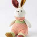 Furry Tales Bailey Bunny  Soft Corduroy Plush Stuffed Animal for Toddlers & Kids  Cute Cuddly Bunny Toy Perfect Christmas for Kids and Grandkids  14 Inches (Green)