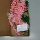 IPOPU Faux Hydrangea Flowers 3PCS Large Artificial Flowers Silk Hydrangea Flowers with Stems 31.5” Hot Pink Flowers for Bridal Shower Decorations Faux Floral Arrangements (Hot Pink)
