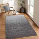 Moynesa Washable 3x5 Area Rugs for Entryway Indoor, Grey Kitchen Rugs for Living Room Bedroom Non Slip, Farmhouse Bathroom Carpet Soft Solid Front Door Mat Pets and Kids Friendly