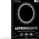 Astrobrights Color Cardstock, 65 lb Cover Weight, 8.5 x 11, Eclipse Black, 100/Pack