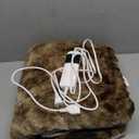 Homemate Heated Weighted Blanket for Adults  50"x60" 10lbs Electric Throw Fast Heating Heavy Blanket 1/2/4/6/8 Hour Auto Off 10 Heat Levels OverHeat Protection Luxury Faux Fur Sherpa