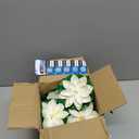 LACGO 12 PCS Waterproof Floating Lotus Light - Floating Flower Light Battery Operated Water Activated Warm White Pool Flower Lamp Wedding,Anniversary,Garden Decoration