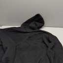 JMIERR Mens Casual Cotton Hooded Collar Drawstring Hoodies Pullover Sweatshirts Casual Long Sleeve Shirts (XX-Large, Black)