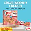 SKIPPY P.B. & Jelly Wafer Bars, Strawberry Jelly Flavor, Real Fruit & Oats, 6 Individually Wrapped Bars (7.8 oz)