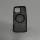 TORRAS Upgraded 360 Rotatable Magnetic Ring for iPhone 16 Pro Max Case, Fit for MagSafe with Stand Ring Holder, 16FT Mil-Grade Shockproof Translucent for iPhone 16 Pro Max Phone Case Ostand, Black