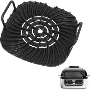 Grill Grate Compatible with Ninja Foodi AG301, AG300, AG301C, AG302, AG400, IG301A, IG302Q, Replacement Parts for Ninja Foodi 5-in-1 Indoor, Non-stick Grill Griddle for IG350Q, LG450CCO, LG450CO