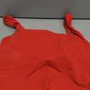 Aoxjox Women's Workout Sports Bras High Impact Fitness Training Gym Khloe Bra Yoga Crop Tank, XL, Red