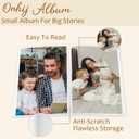 Christian Photo Album 4x6 Hold 36 Photos, Be Still and Know That I Am God Bible Verse Small Photo Album Picture Memory Book Keepsake for Family Wedding Anniversary Travel Vacation