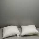 MIULEE Throw Pillows Inserts, Pack of 2 18x18 Inch 100% Virgin Fiber Filling Bed Couch Pillows