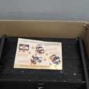 Dog Stairs for Car - Foldable Dog Ramps for Large Dogs with Non Slip Surface, Portable Dog Steps for Cars and SUV, Truck, Support Up to 200 Lbs (Black)