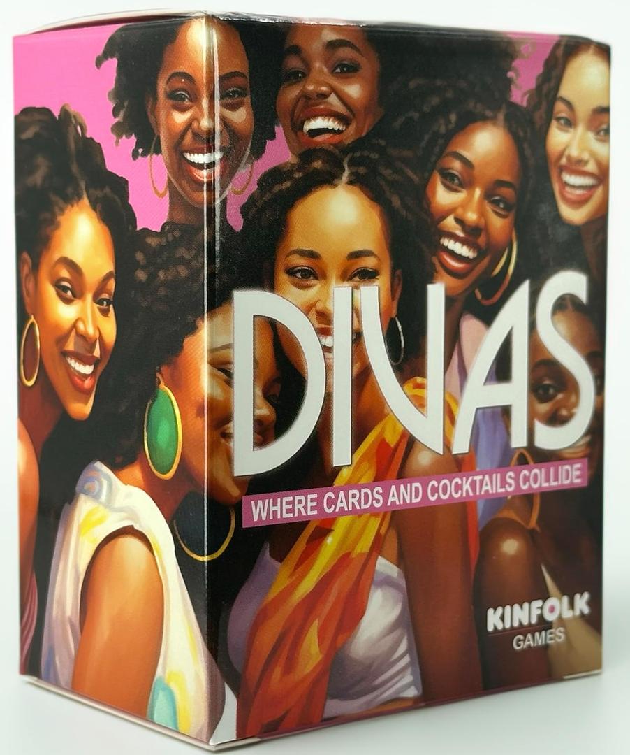 Divas Night Out Toast Your Girls' Night with a Lively Drinking Card Game, Share Sips, Dares, and Spirited Fun for a Memorable Ladies-Only Event