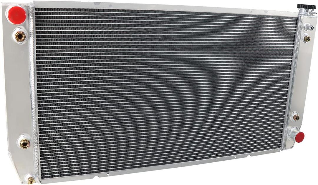 3 Row Radiator Compatible For 1988-2000 Chevy GMC C3500 C2500 C3500HD K2500 K3500 Suburban V8 7.4L Pickup Cheyenne Silverado Sierra SL Aluminum Radiators 1995 1996 1997 1998 1999