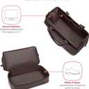 SwissGear 7366 Signature Hardside Expandable Luggage with Spinner Wheels and TSA Lock, Weekender Tote, Chocolate, 2-Piece Set (Weekender/27)